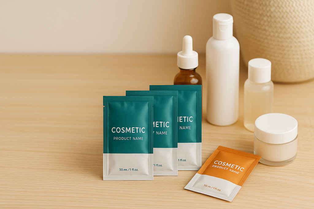 cosmeticos em sache